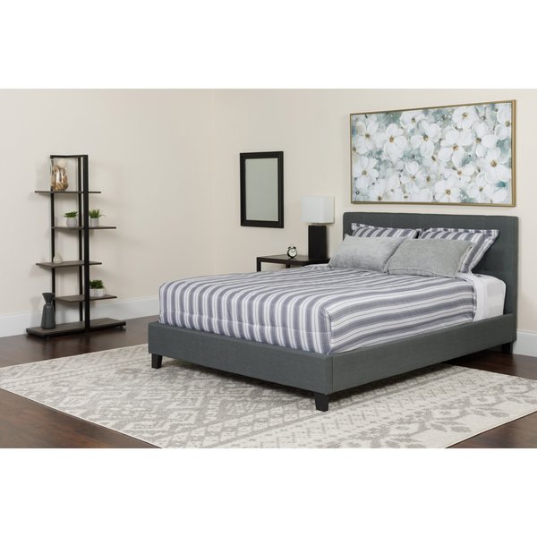 Flash Furniture Twin Platform Bed Set, Gray HG-BMF-29-GG